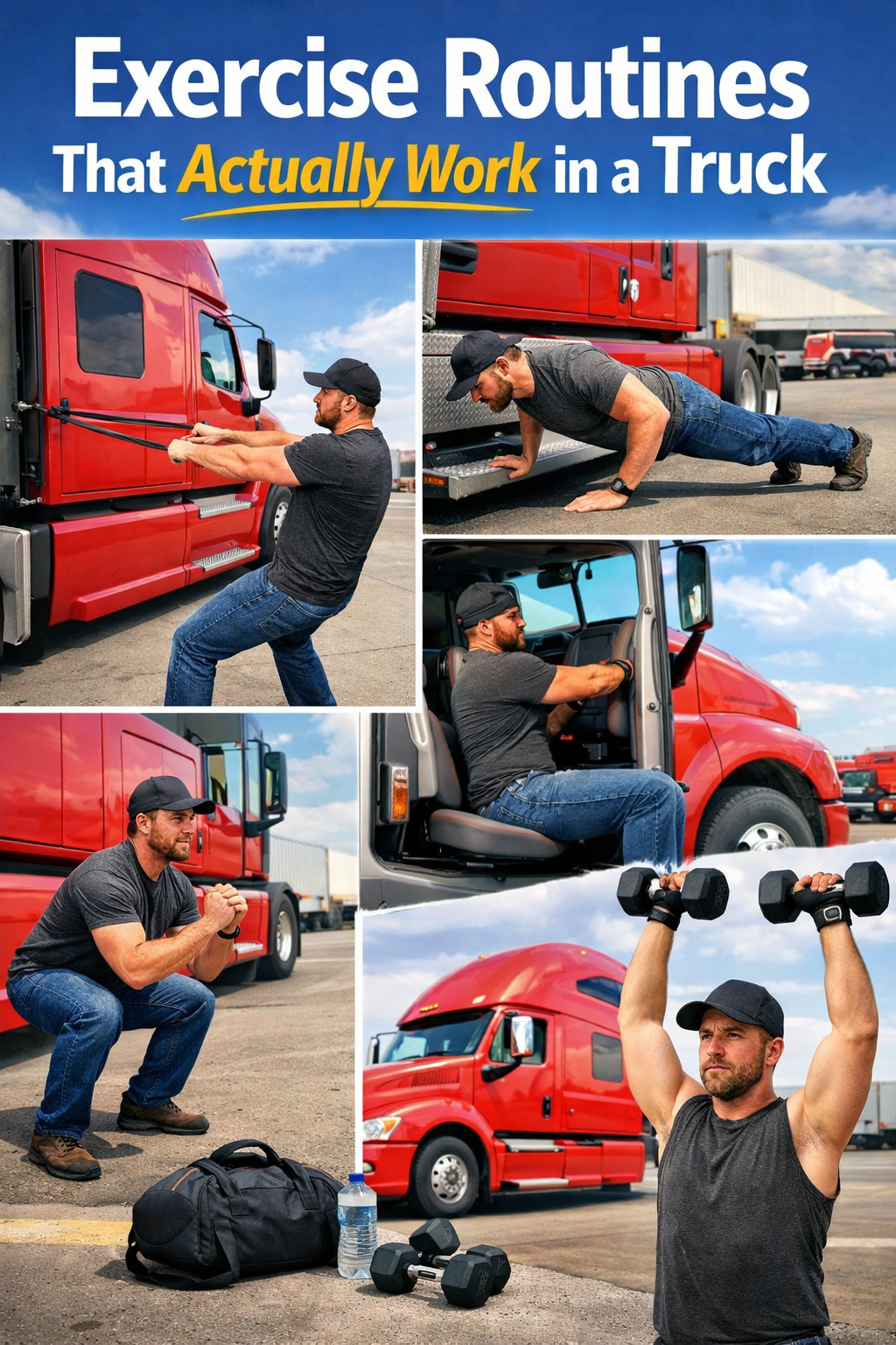 Exercise Routines That Actually Work in a Truck
